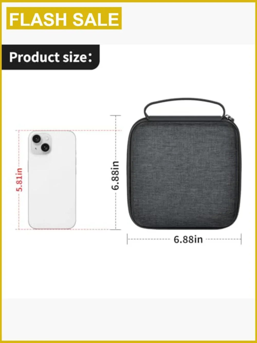 Travel Sunglass Case Holds 4 Pairs Hard EVA Oxford Zippered Organizer